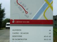 Vertrekplaats en garage De Globetrotter Deinze in industrieterrein Clemence Dossche