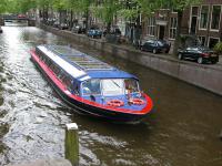 Varen op de grachten in Amsterdam