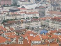 Zicht op de stad Lissabon