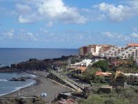 zicht langs de kust in La Palma
