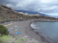 zicht langs de kust in La Palma