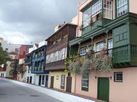 Versierde gevels in Santa Cruz - La Palma